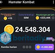 Satu Juta Koin Hamster Kombat Berapa Rupiah